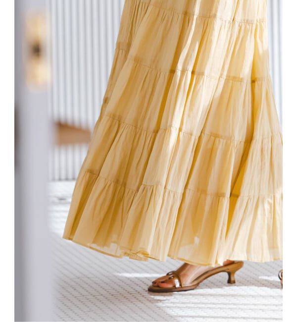 NOBLE「COUTURE D'ADAM/クチュールドアダム SushiVoile Tiered Skirt」|スカート|