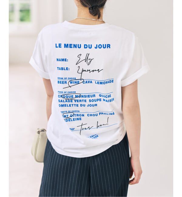 Spick and Span「TRICOMER /トリコメル FRENCH LOGO TEE」|Tシャツ・カットソー|