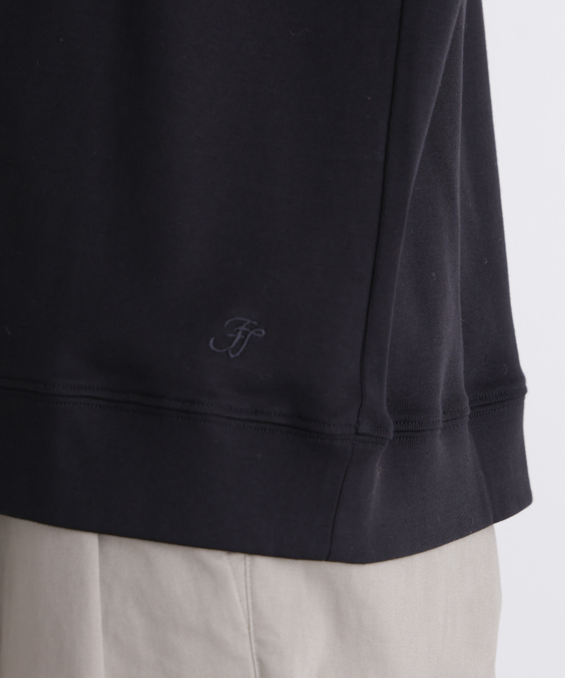 NANO universe「「FORMAL JERSEY」クルーネックカットソー長袖」|Tシャツ・カットソー|