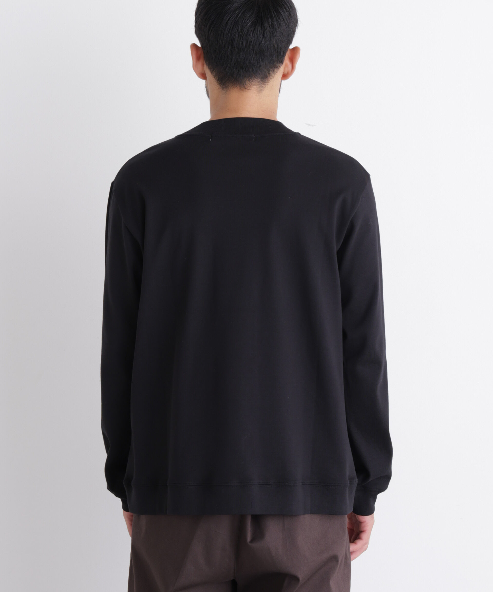 NANO universe「「FORMAL JERSEY」モックネックカットソー長袖」|Tシャツ・カットソー|