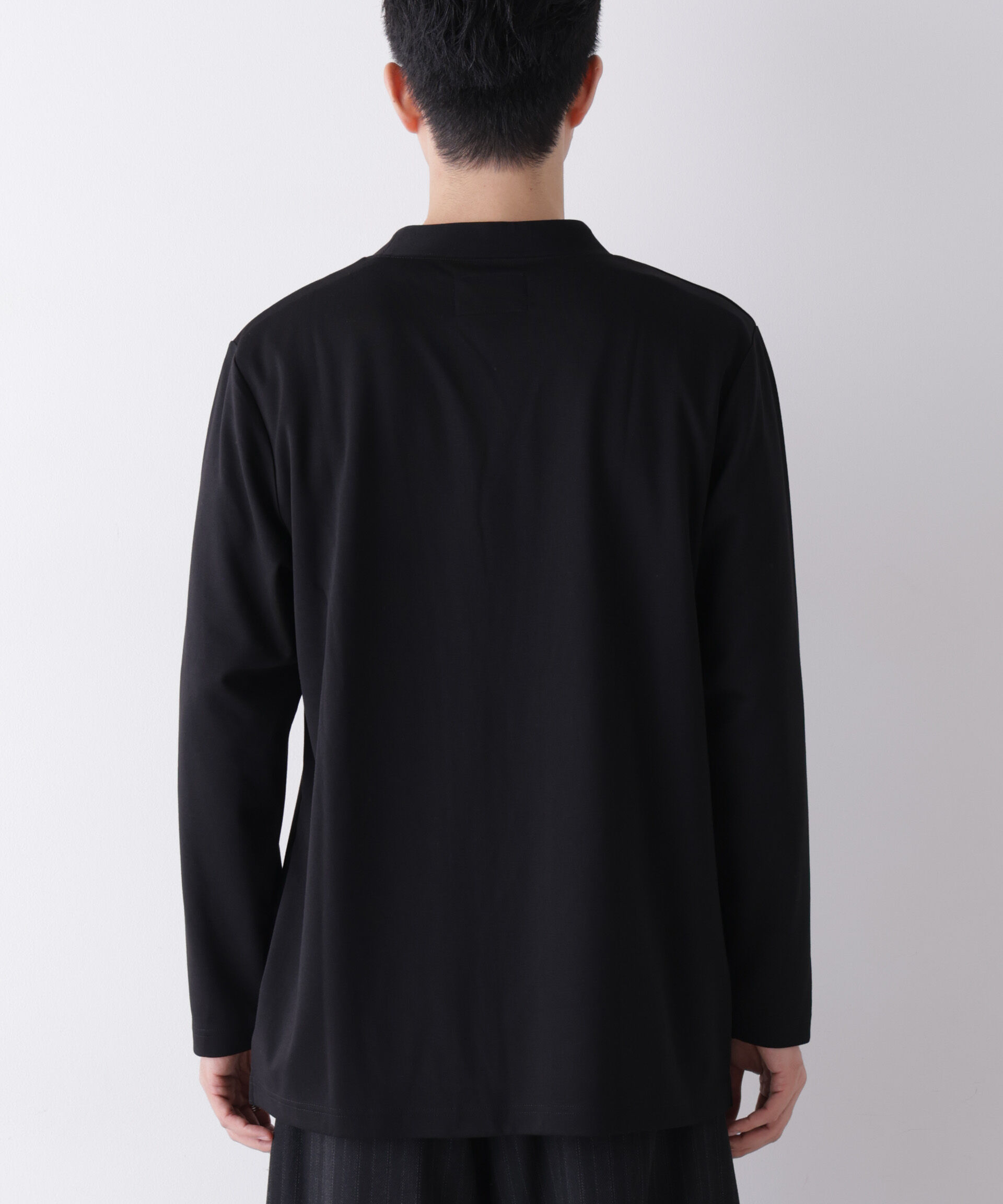 NANO universe「「モダンコンフォート」ダブルジャージー着流しカーディガン」|Tシャツ・カットソー|