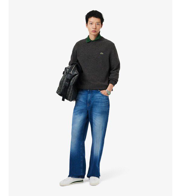 LACOSTE「エッセンシャルウールニットセーター」|ニット・セーター|