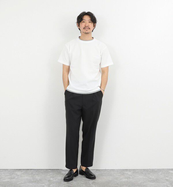 NOLLEY'S goodman「ケーブルニットダブルカラーTee 26SS」|Tシャツ・カットソー|