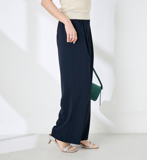 NOLLEY'S sophi「《セットアップ対応》NEW morisachiウォッシャブルツイルイージーワイドパンツ」|その他|