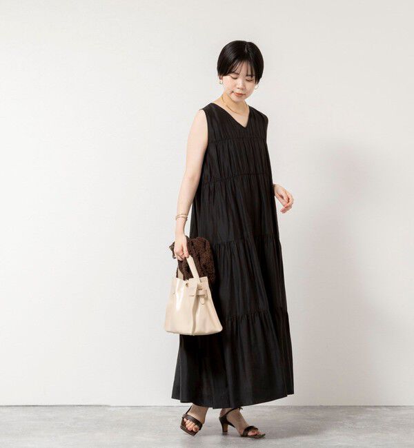 NOLLEY'S sophi「 【一部WEB限定カラー】ウォッシャブルシアーローンティアード2WAYワンピース」|ワンピース|