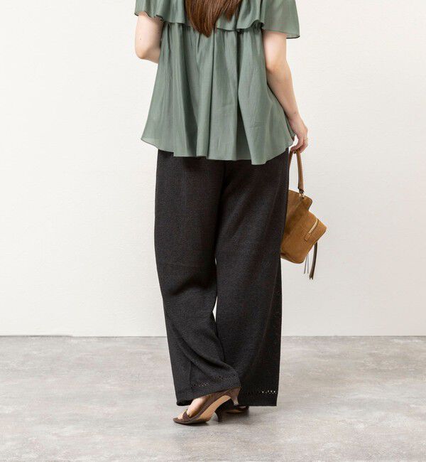 NOLLEY'S sophi「《セットアップ対応》【WALANCE/ワランス】paper knit パンツ」|その他|