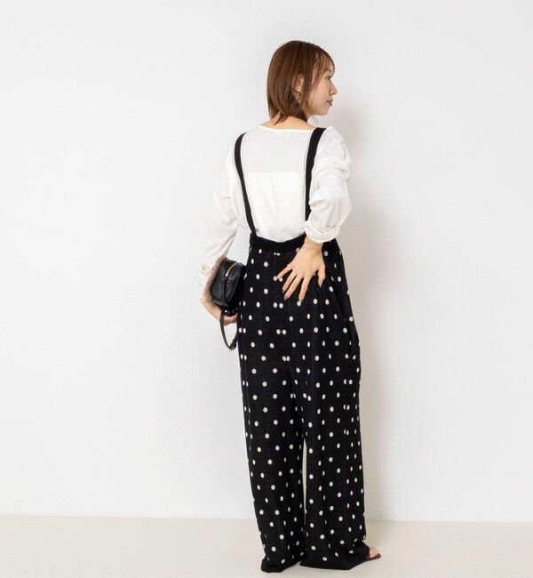 Rie Miller「《UVカット/接触冷感/防シワ》ウォッシャブルツイストスリーブプルオーバー」|Tシャツ・カットソー|