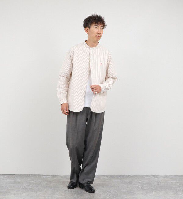 NOLLEY'S goodman「【DANTON/ダントン】BAND COLLAR SHIRT（DT-B0280 OXP）」|シャツ・ブラウス|