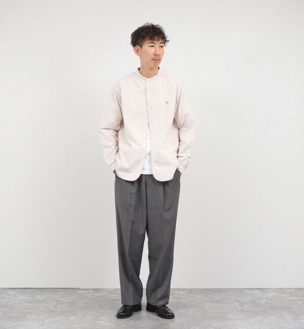 NOLLEY'S goodman「【DANTON/ダントン】BAND COLLAR SHIRT（DT-B0280 OXP）」|シャツ・ブラウス|