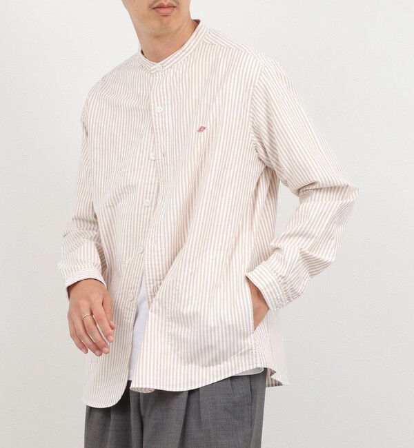 NOLLEY'S goodman「【DANTON/ダントン】BAND COLLAR SHIRT（DT-B0280 OXP）」|シャツ・ブラウス|
