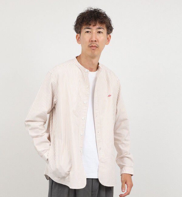 NOLLEY'S goodman「【DANTON/ダントン】BAND COLLAR SHIRT（DT-B0280 OXP）」|シャツ・ブラウス|