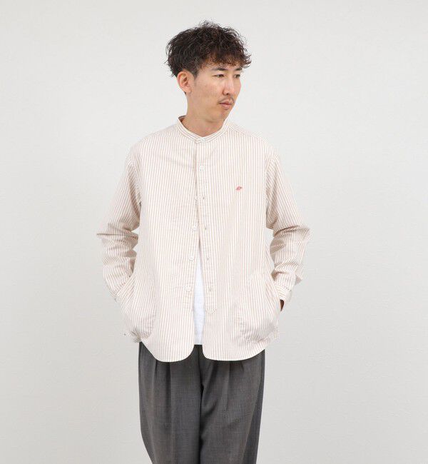 NOLLEY'S goodman「【DANTON/ダントン】BAND COLLAR SHIRT（DT-B0280 OXP）」|シャツ・ブラウス|
