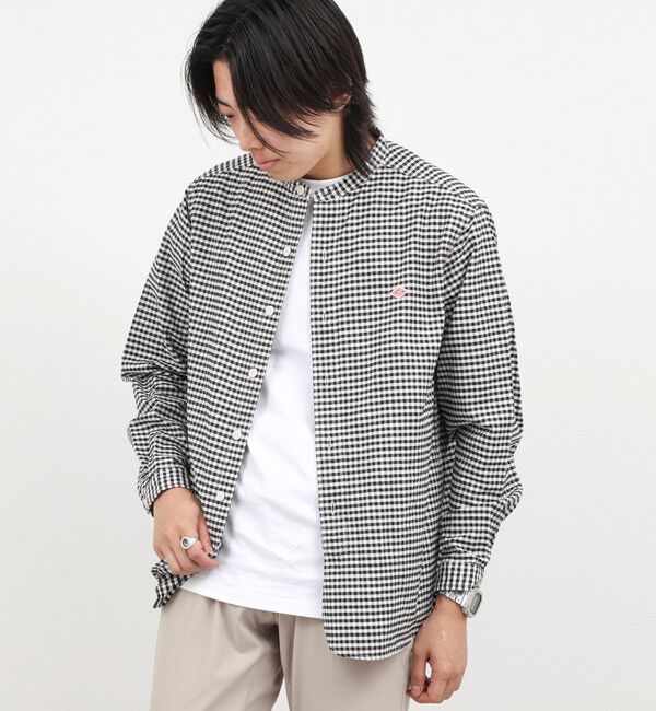 NOLLEY'S goodman「【DANTON/ダントン】BAND COLLAR SHIRT（DT-B0280 OXP）」|シャツ・ブラウス|