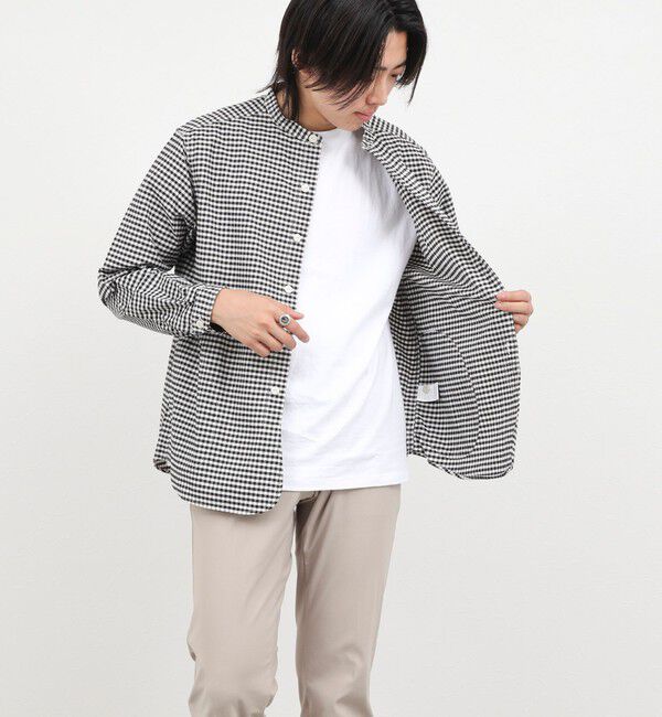 NOLLEY'S goodman「【DANTON/ダントン】BAND COLLAR SHIRT（DT-B0280 OXP）」|シャツ・ブラウス|