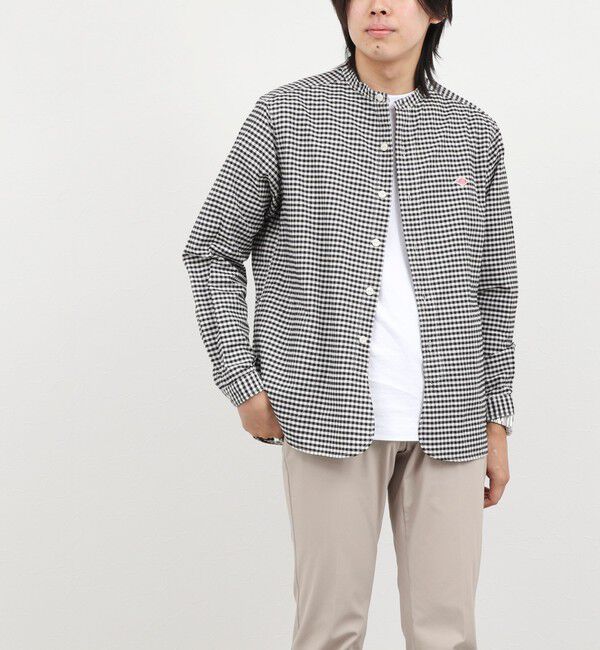 NOLLEY'S goodman「【DANTON/ダントン】BAND COLLAR SHIRT（DT-B0280 OXP）」|シャツ・ブラウス|