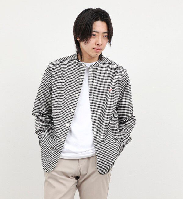 NOLLEY'S goodman「【DANTON/ダントン】BAND COLLAR SHIRT（DT-B0280 OXP）」|シャツ・ブラウス|