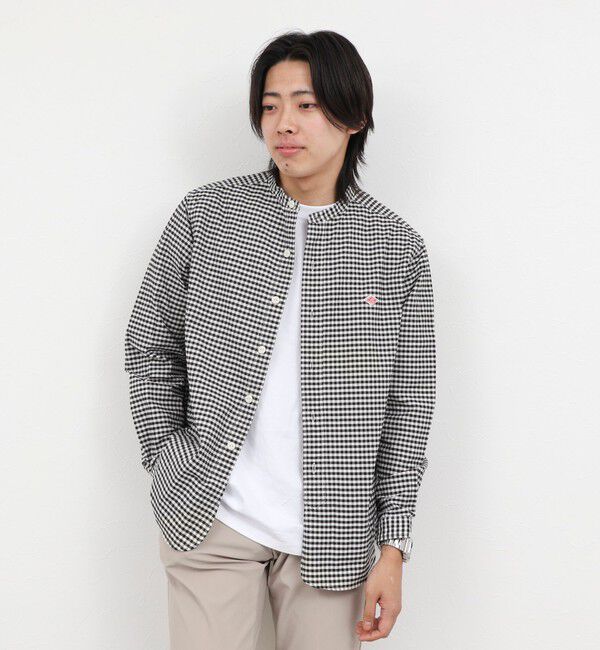 NOLLEY'S goodman「【DANTON/ダントン】BAND COLLAR SHIRT（DT-B0280 OXP）」|シャツ・ブラウス|