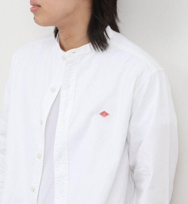 NOLLEY'S goodman「【DANTON/ダントン】SOX BAND COLLAR SHIRT（DT-B0280）」|シャツ・ブラウス|ホワイト