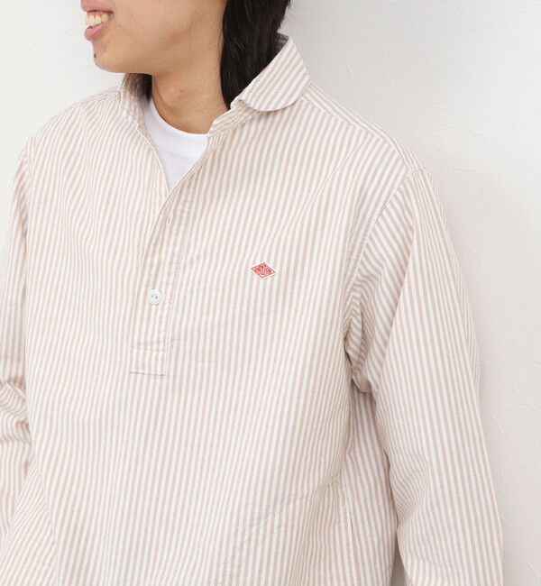 NOLLEY'S goodman「【DANTON/ダントン】ROUND COLLAR P/O SHIRT（DT-B0282 OXP）」|シャツ・ブラウス|ベージュ系その他