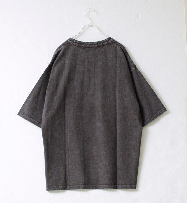 FREDY MAC「【FREDYMAC/フレディマック】コットンスノーウォッシュヘンリーTEE」|Tシャツ・カットソー|