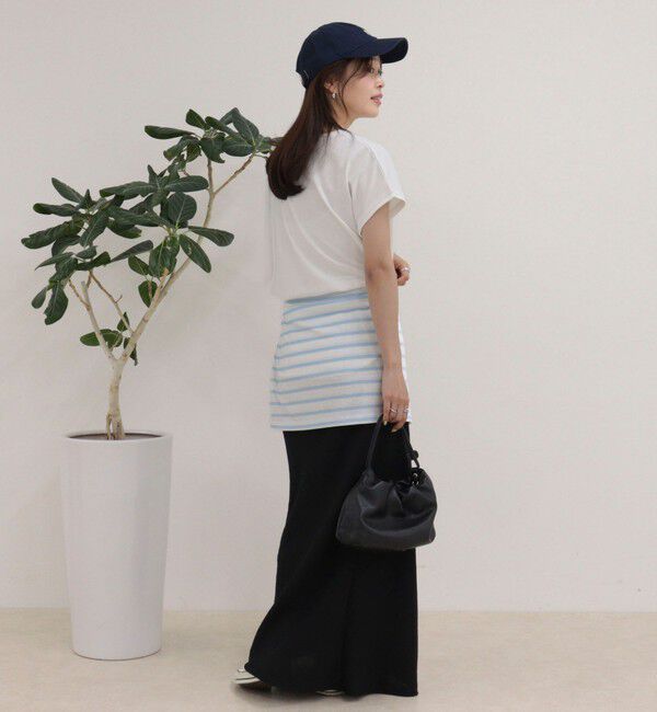 fredy emue「【UVカット/接触冷感】フレンチロゴＴシャツ」|Tシャツ・カットソー|