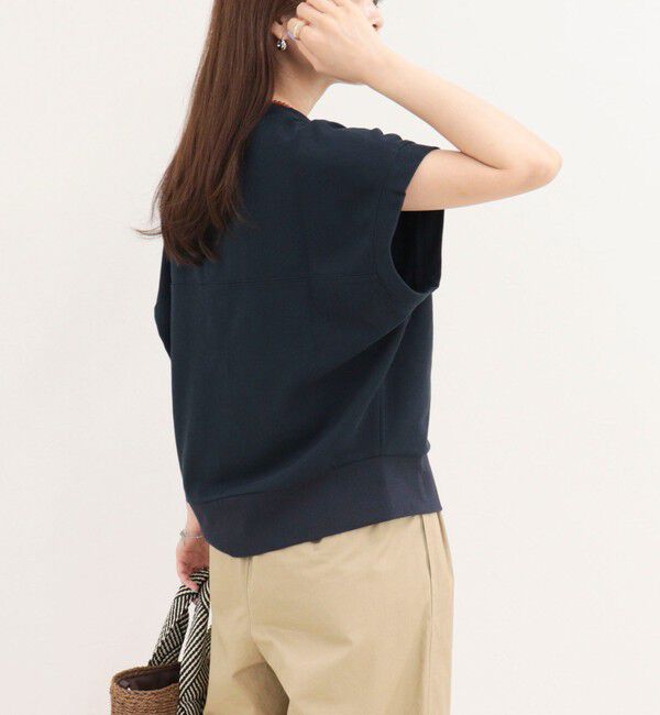fredy emue「ミニ裏毛前開きZIPプルオーバー」|Tシャツ・カットソー|