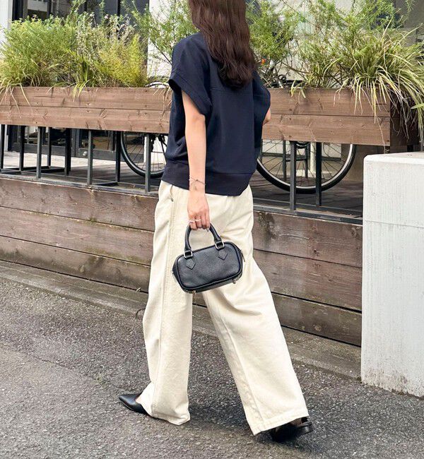 fredy emue「ミニ裏毛前開きZIPプルオーバー」|Tシャツ・カットソー|