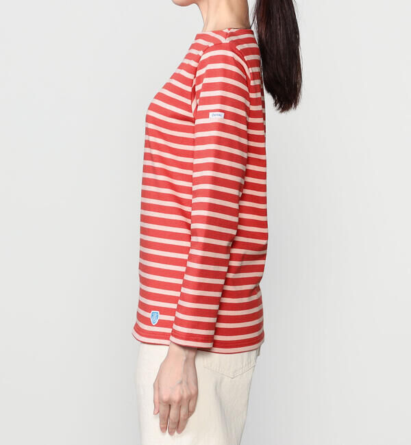 ORCIVAL「ORCIVAL | コットンロード ボートネック フレンチバスクTシャツ WOMEN」|Tシャツ・カットソー|