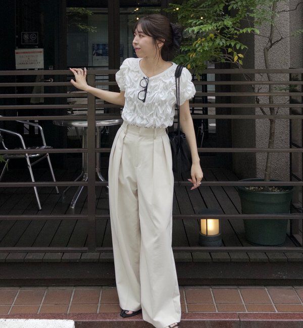  「【新色イエロー・チャコールグレー】シャーリングホイップT」|Tシャツ・カットソー|