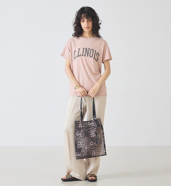 LOWELL things「●SOEUR/レオパードシアートートバッグ/A4」|トートバッグ|