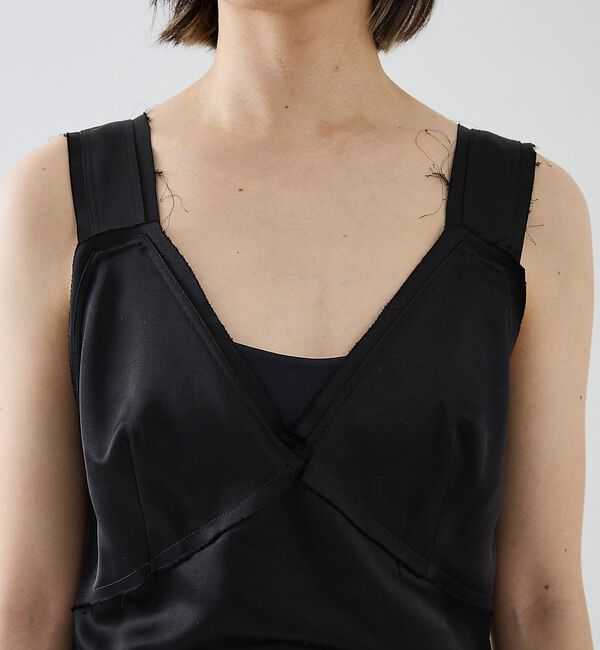 The Store by C' 「【TOTEME】Cropped Satin Camisole／クロップドサテンキ」|キャミソール|
