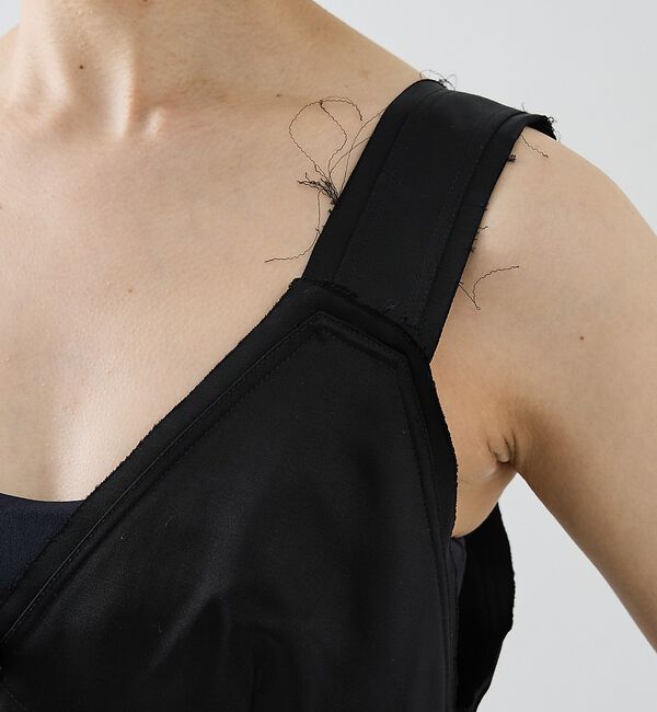 The Store by C' 「【TOTEME】Cropped Satin Camisole／クロップドサテンキ」|キャミソール|