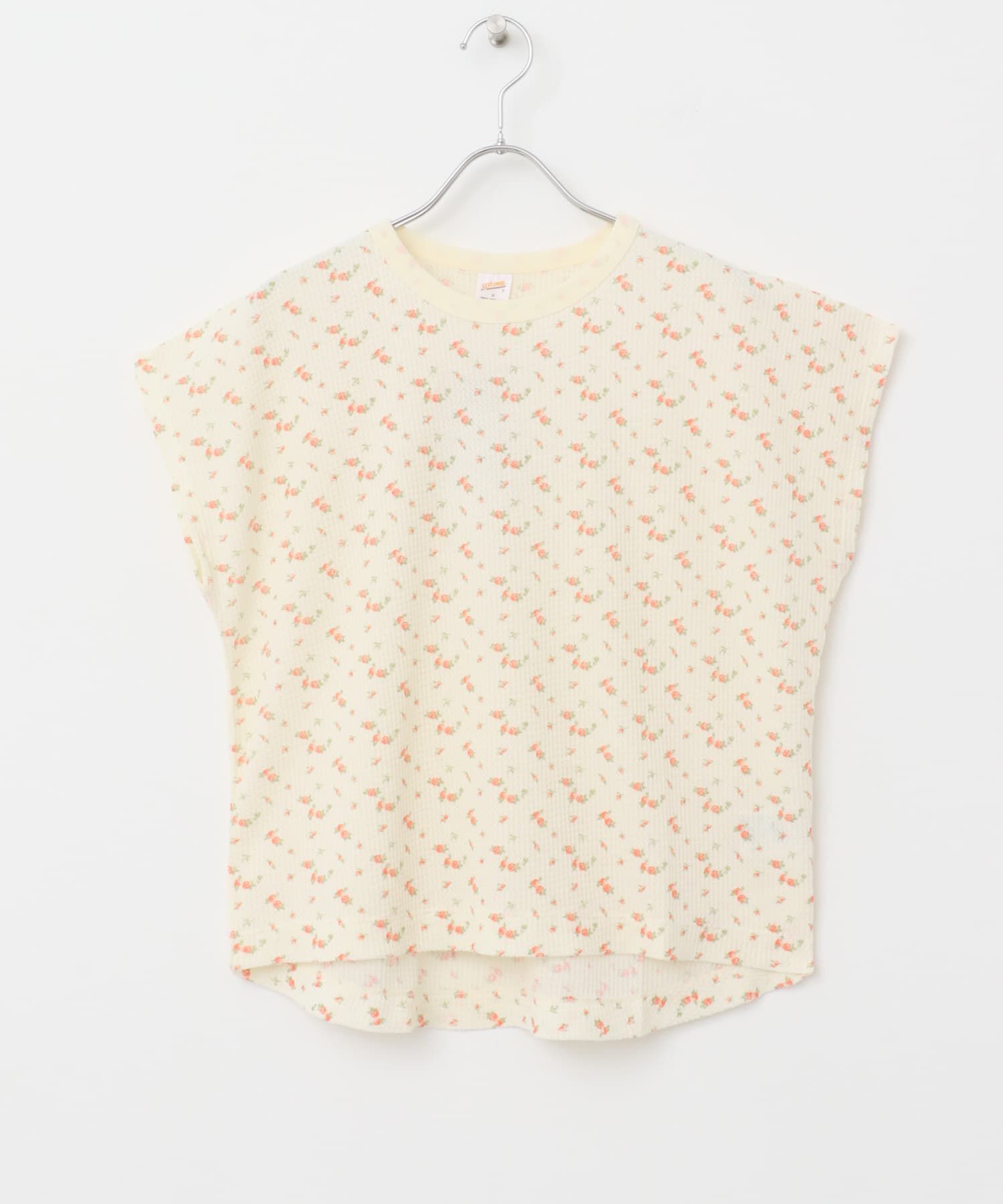 URBAN RESEARCH DOORS「『別注』Sports Wear&times;DOORS　ワッフルフレンチスリーブTシャツ」|Tシャツ・カットソー|