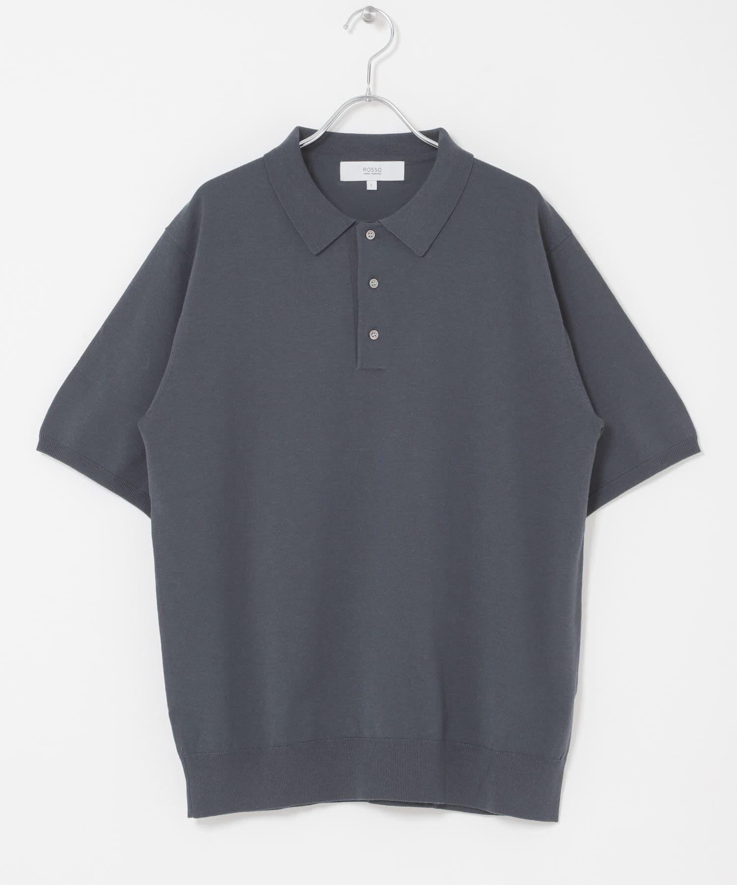 URBAN RESEARCH ROSSO「『WEB限定』シルク混サマーニットポロシャツ」|ポロシャツ|