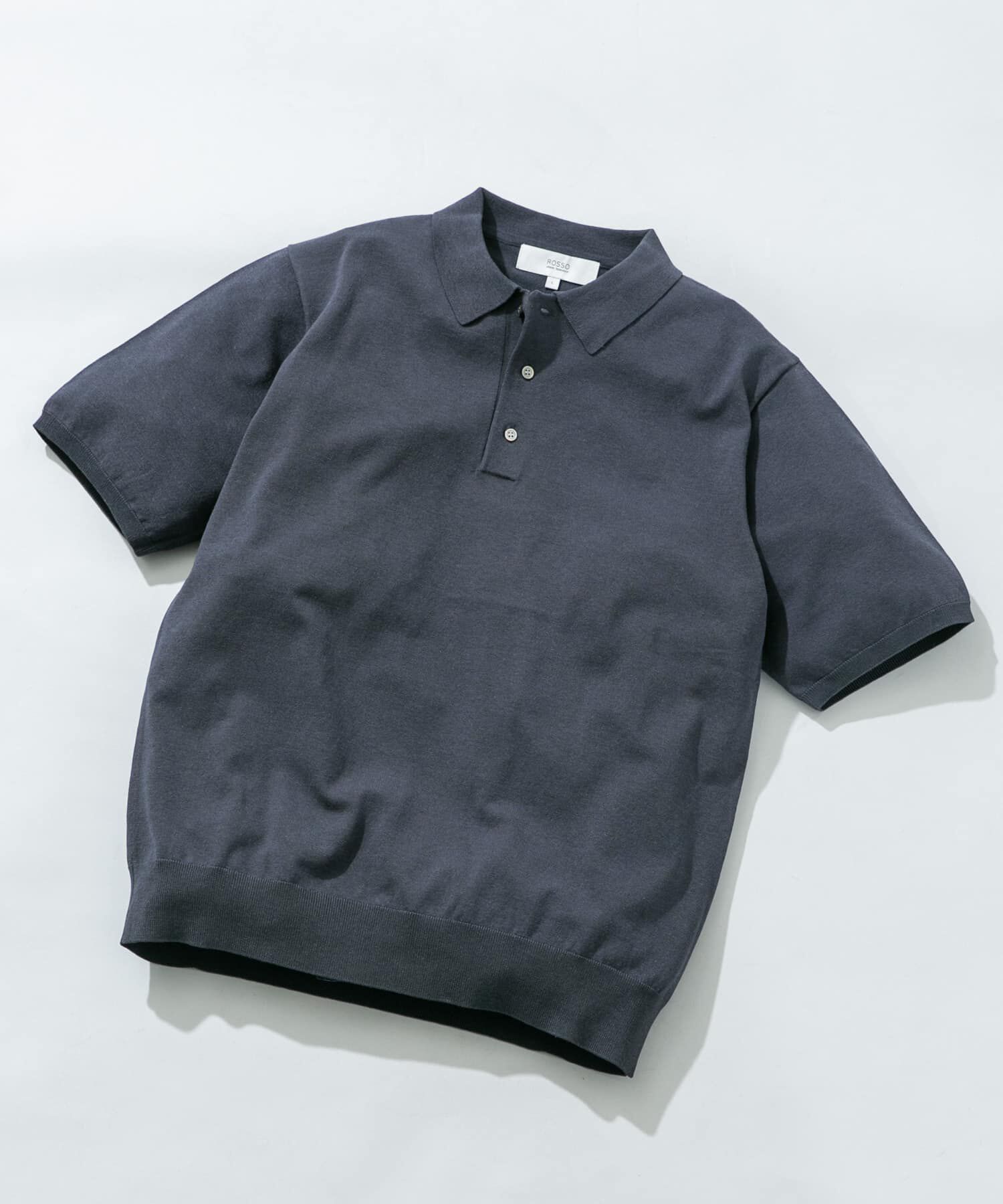URBAN RESEARCH ROSSO「『WEB限定』シルク混サマーニットポロシャツ」|ポロシャツ|