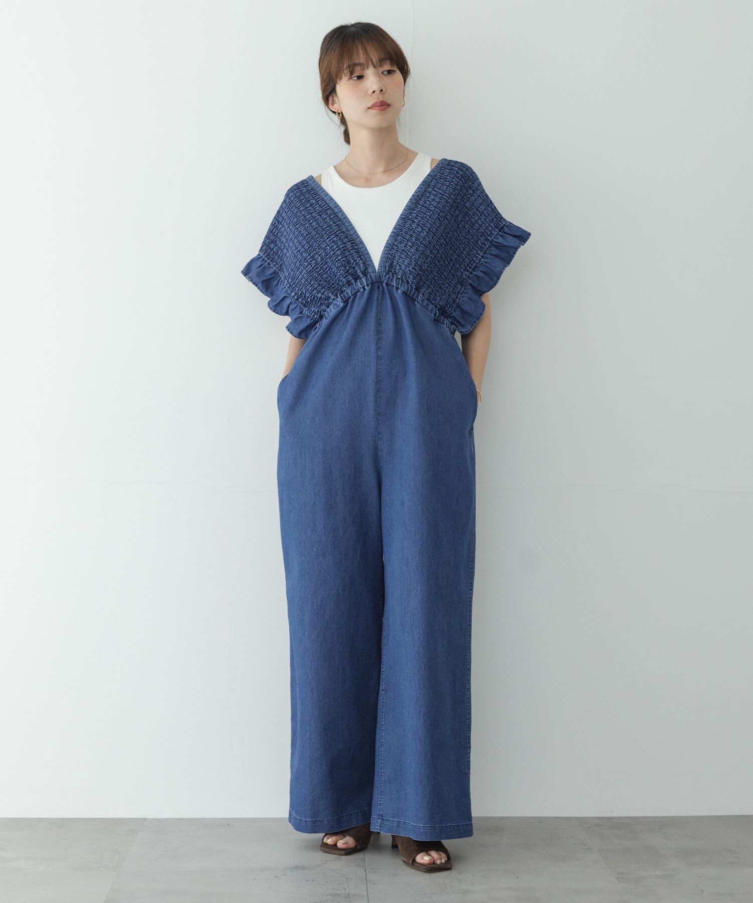 Sonny Label 「シャーリングオールインワン」|オールインワン|