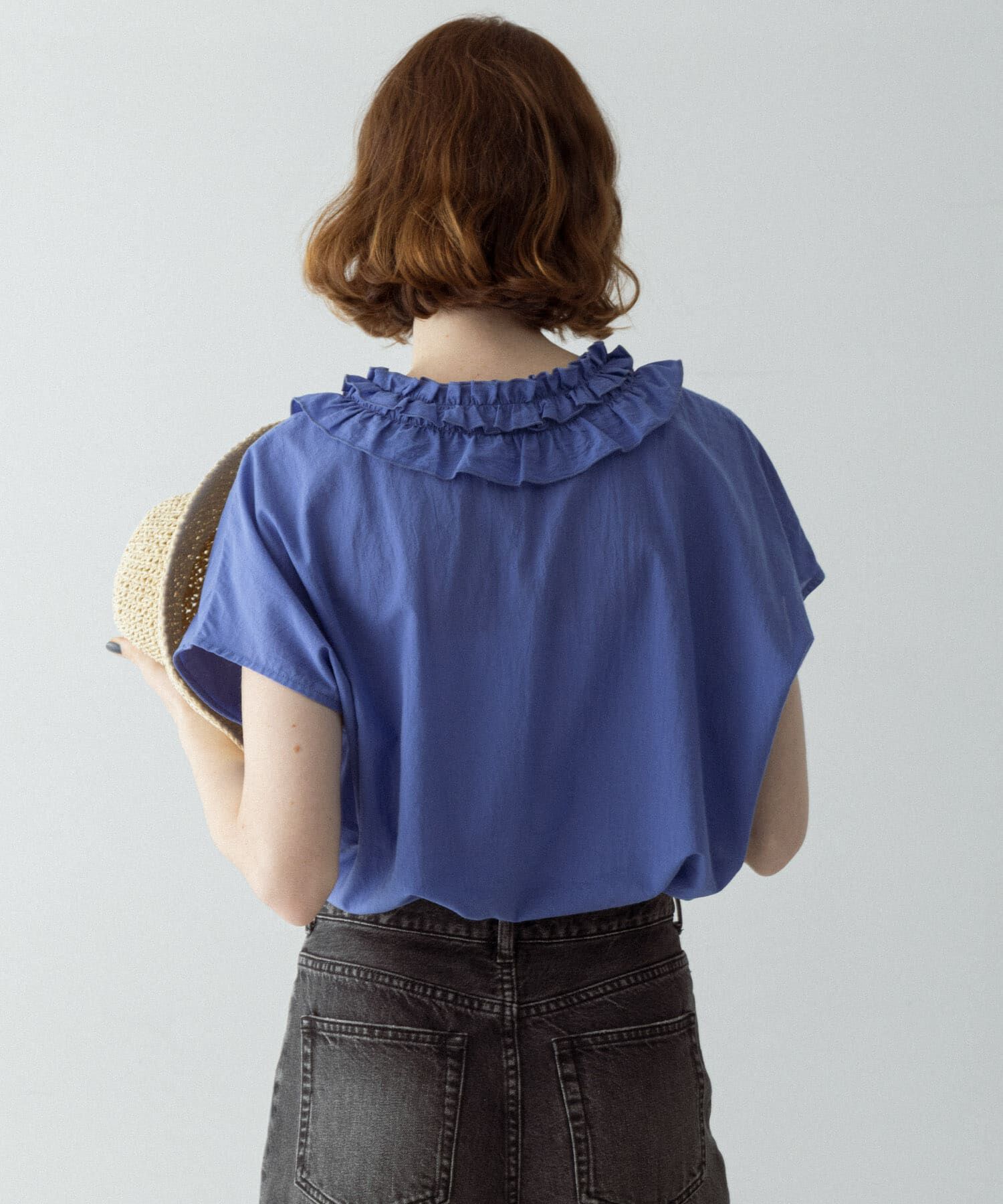 Sonny Label 「Vネックフリルカラーブラウス」|シャツ・ブラウス|
