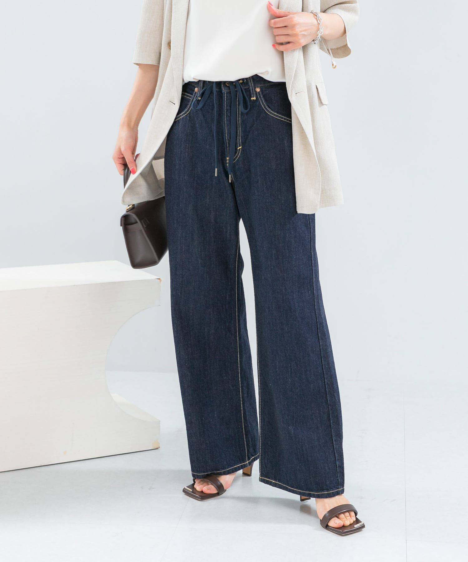 URBAN RESEARCH ROSSO「『別注』Lee&times;ROSSO　STRING DENIM PANTS」|デニム|