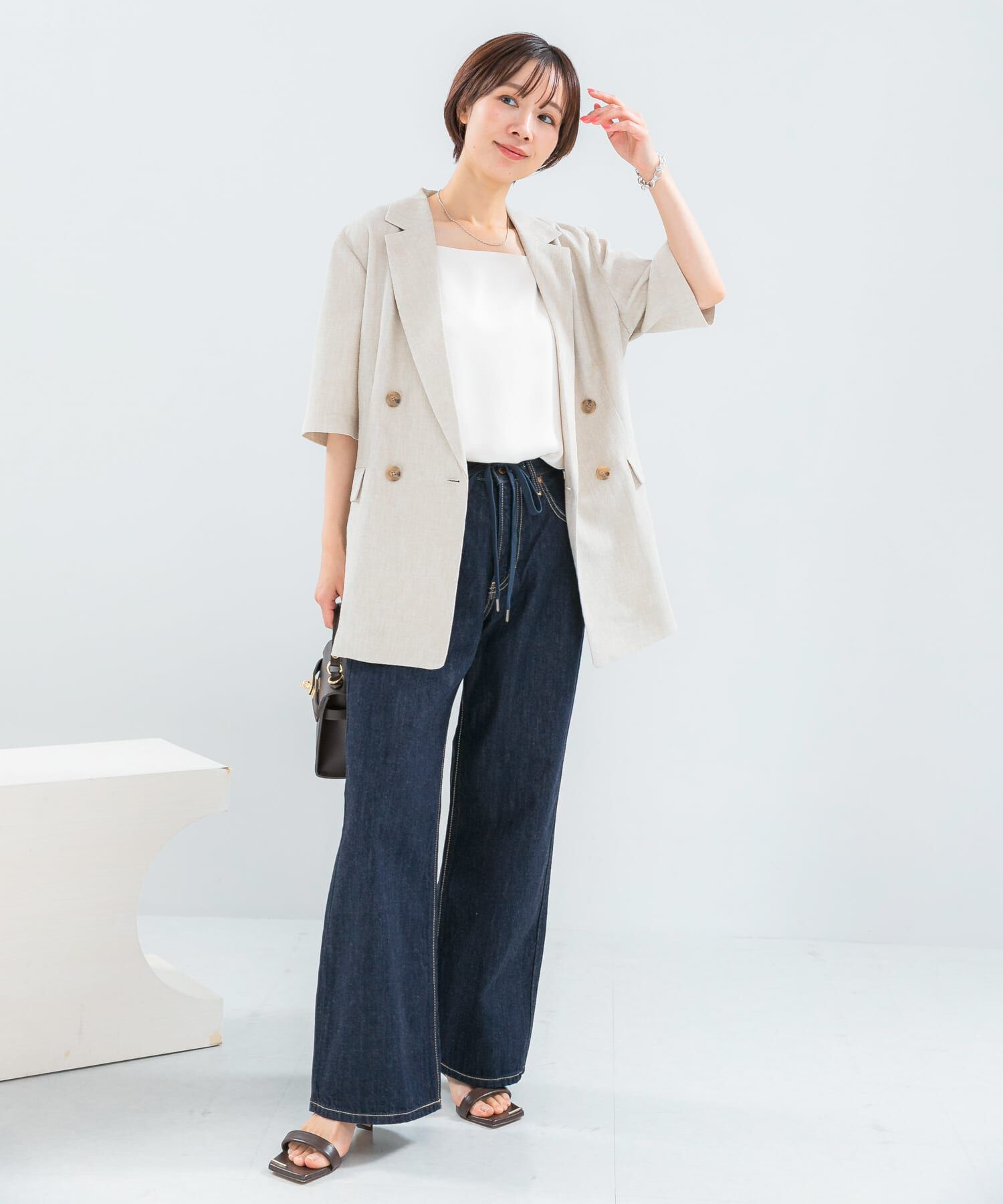 URBAN RESEARCH ROSSO「『別注』Lee&times;ROSSO　STRING DENIM PANTS」|デニム|