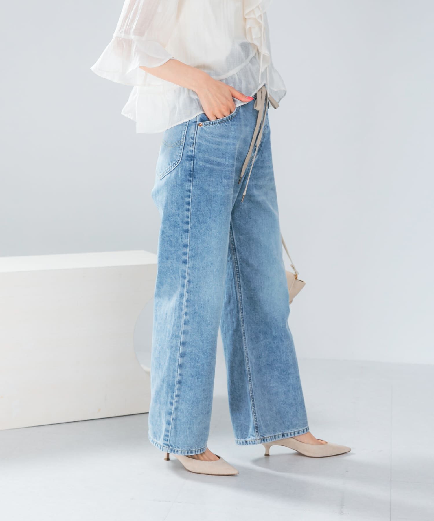 URBAN RESEARCH ROSSO「『別注』Lee&times;ROSSO　STRING DENIM PANTS」|デニム|