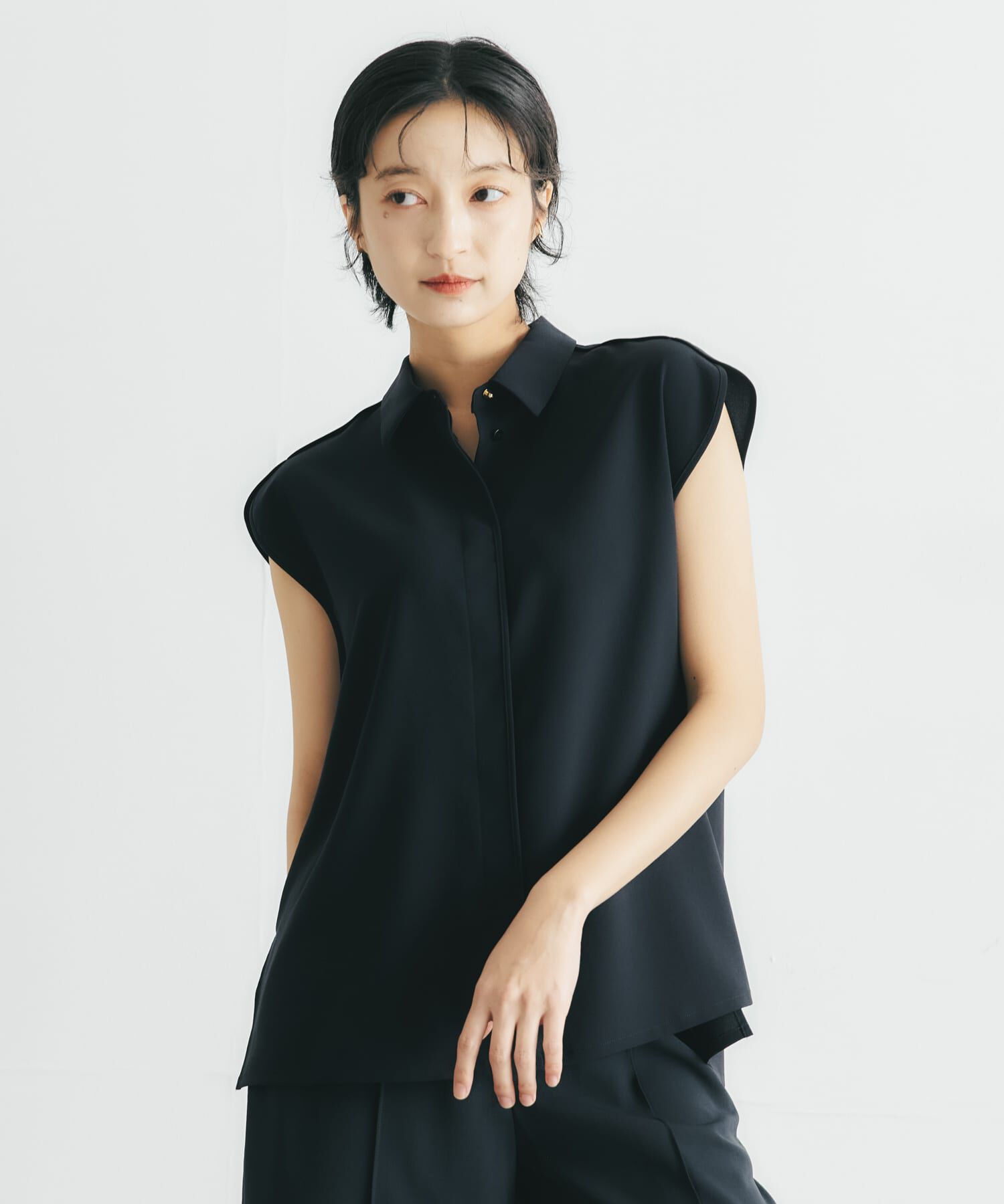 URBAN RESEARCH ROSSO「クールタッチ 防シワ シャツブラウス」|シャツ・ブラウス|