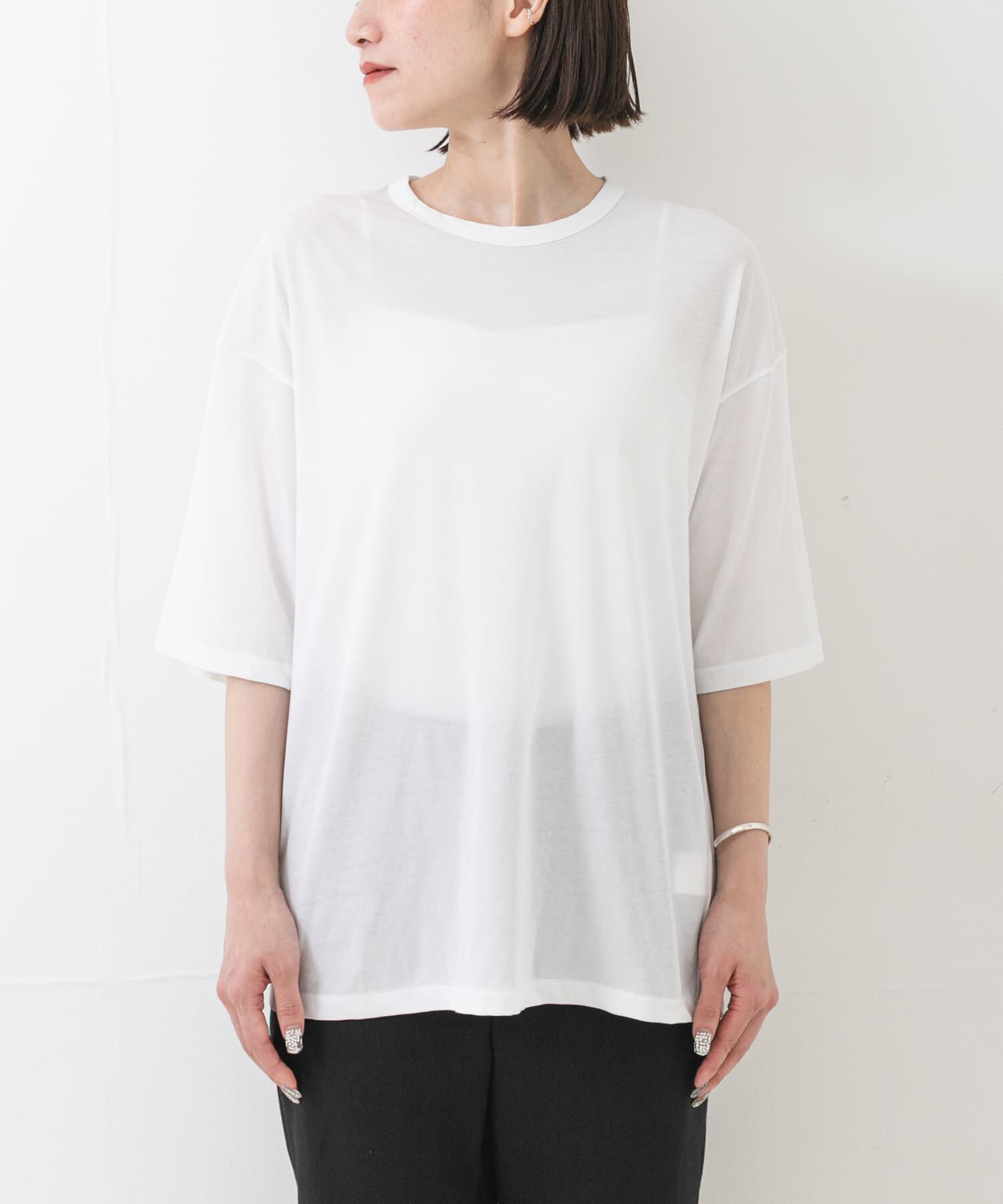 URBAN RESEARCH「new basic　DISCOMFORT SLIT TOPS」|Tシャツ・カットソー|