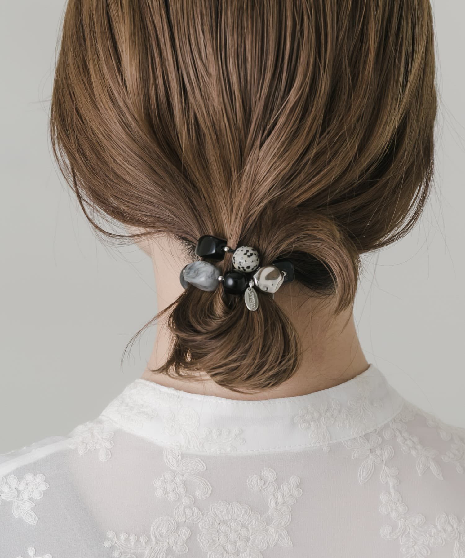 SMELLY「『再入荷』ストーンライクモチーフヘアポニー」|ヘアゴム・シュシュ|
