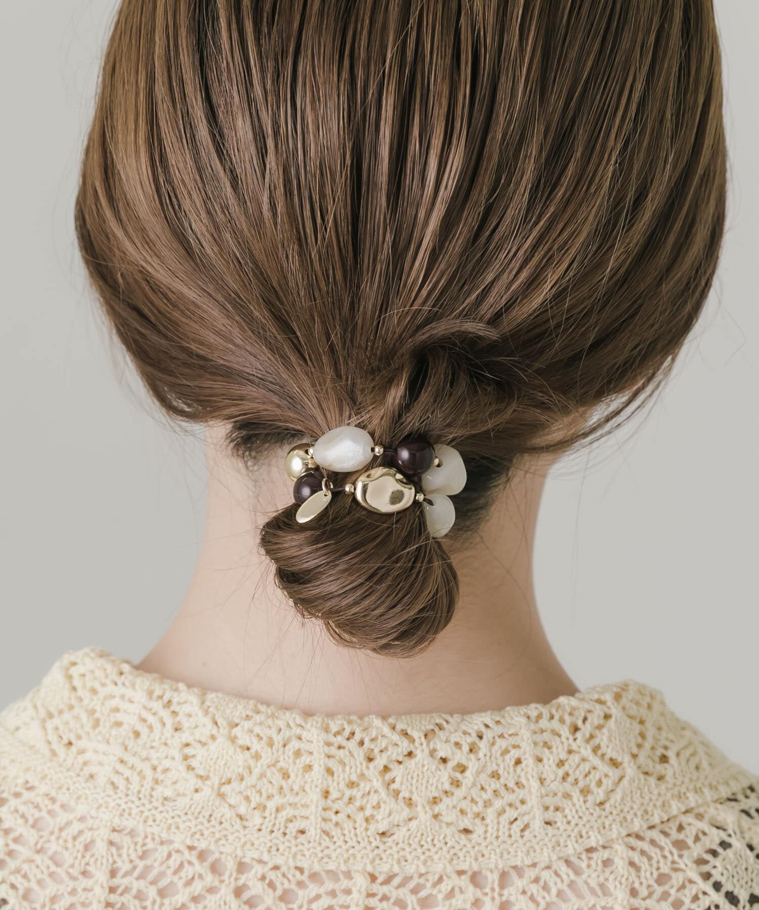 SMELLY「『再入荷』ストーンライクモチーフヘアポニー」|ヘアゴム・シュシュ|