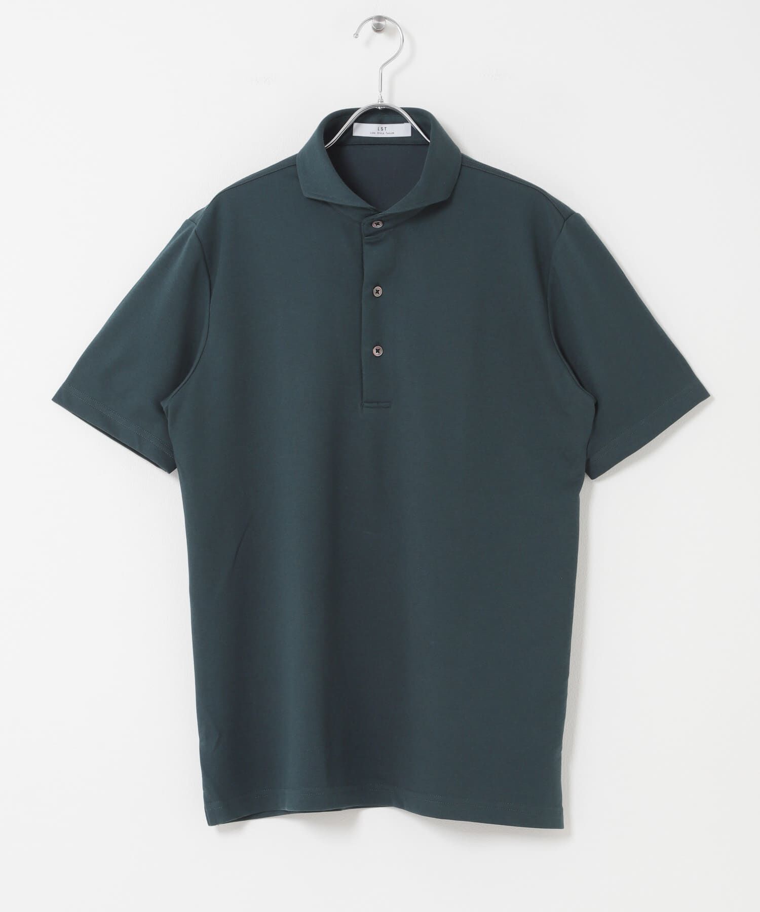 URBAN RESEARCH DOORS「LIFE STYLE TAILOR　カッタウェイ鹿の子半袖プルオーバー」|シャツ・ブラウス|