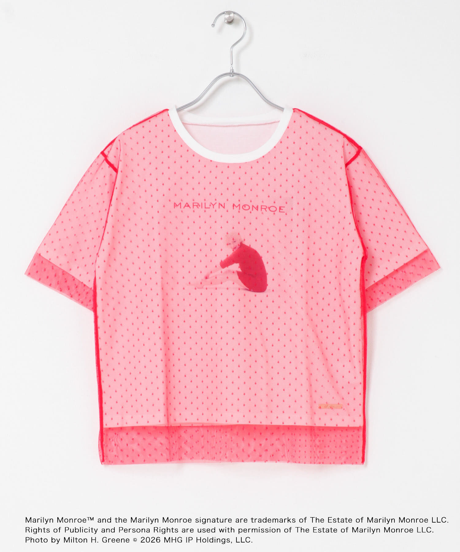 SENSE OF PLACE by URBAN RESEARCH「『別注』MARILYNMONROE&times;SENSE OF PLACE　チュールグラフィックTシャツ」|Tシャツ・カットソー|