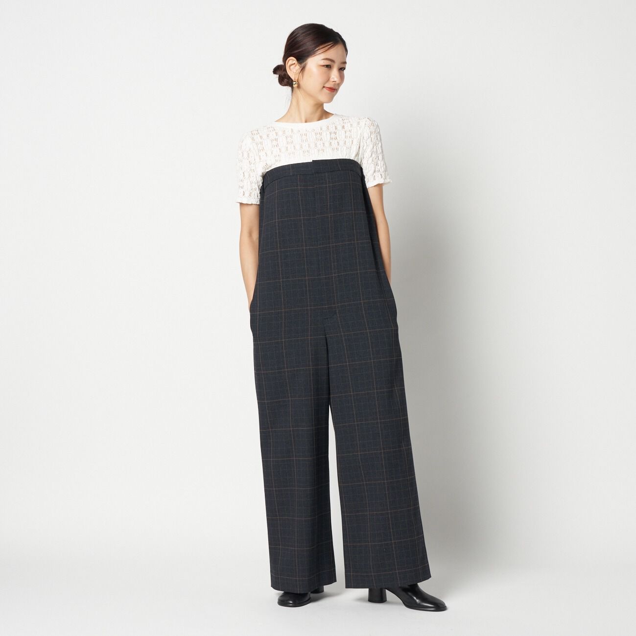 HELIOPOLE「HELIOPOLE JUMP SUITS (BARE TOP)」|チノ|