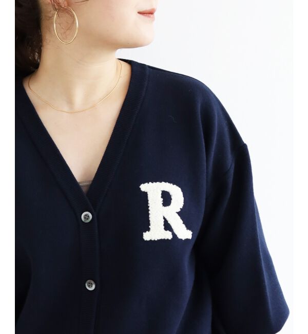  「★再入荷《手洗い可能》サガラ刺繍Vカーディガン」|カーディガン|