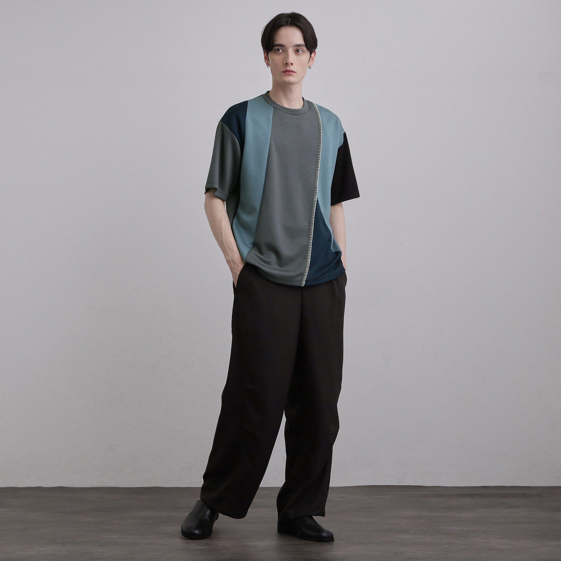 tk.TAKEO KIKUCHI「ダイヤゴナル半袖カットソー」|Tシャツ・カットソー|