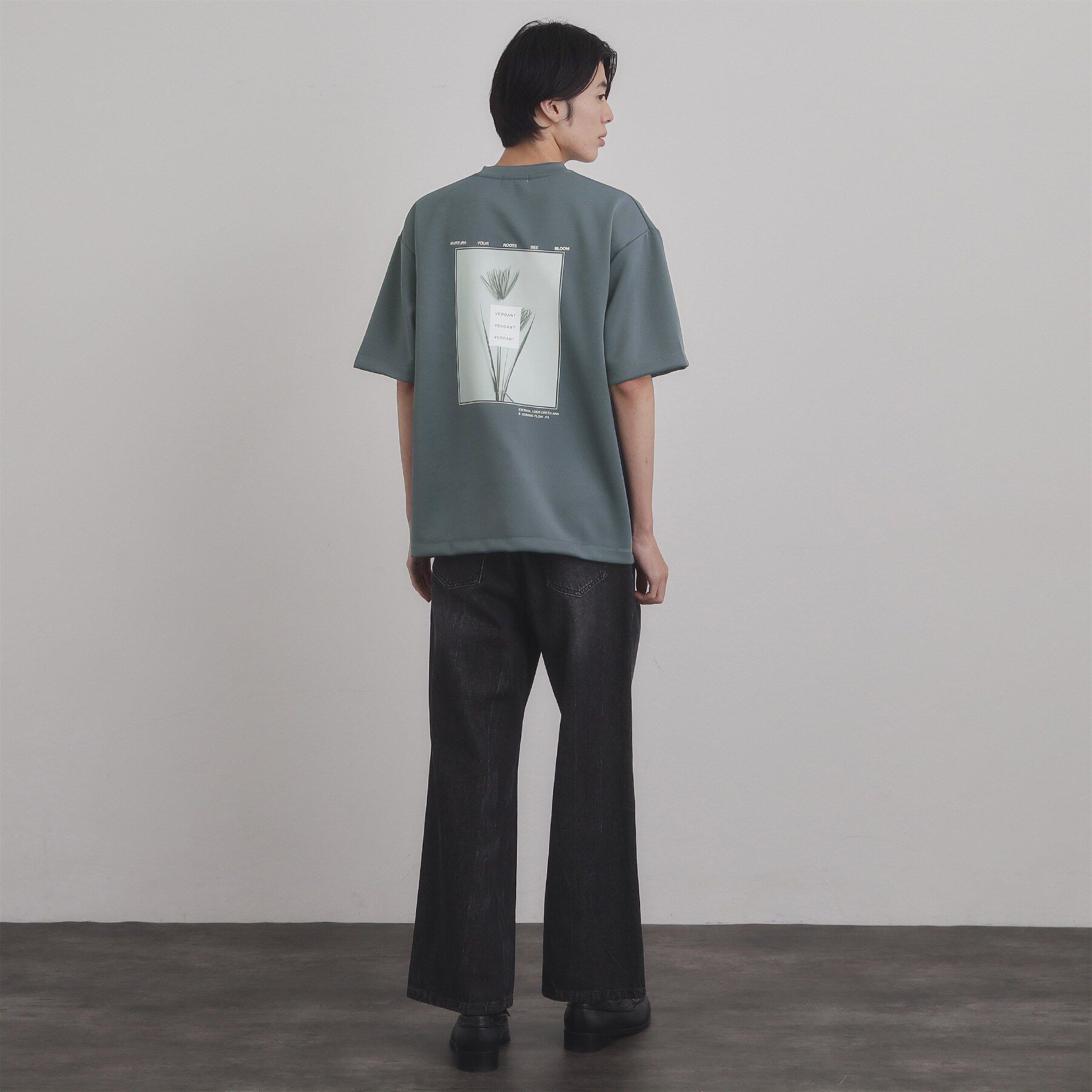 tk.TAKEO KIKUCHI「バックブルームTシャツ」|Tシャツ・カットソー|